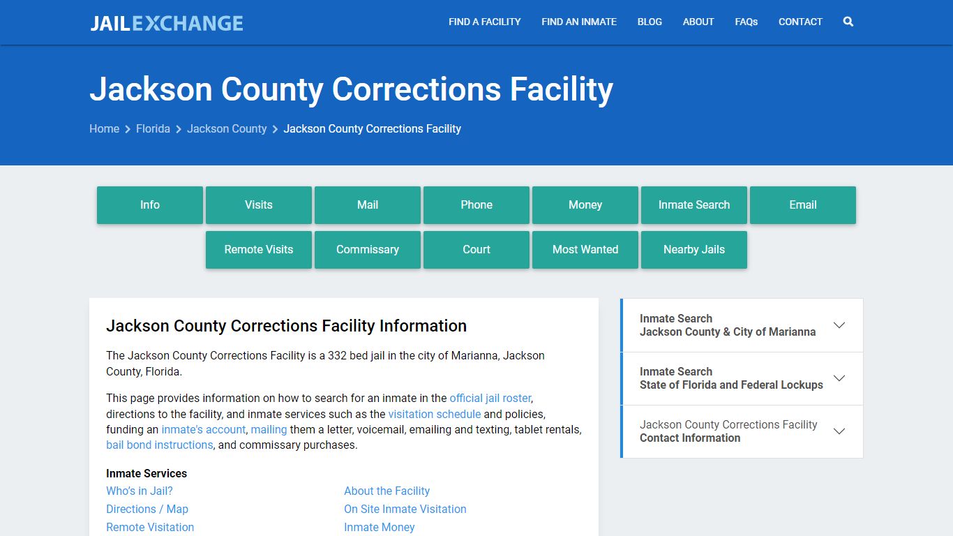 Jackson County Corrections Facility - Jail Exchange